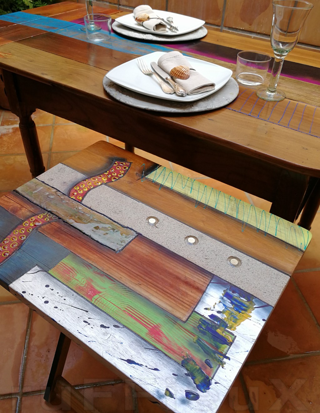 Grandmothers table as an piece of art2